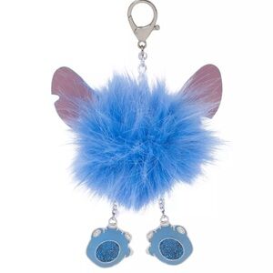 Disney Stitch Pom Pom bag charm NWT